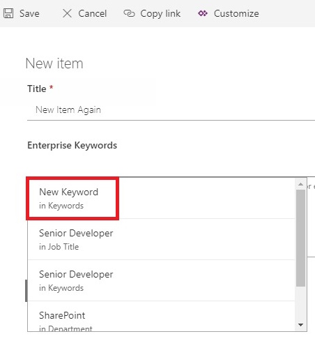 Autocomplete drop-down